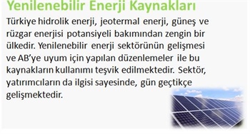Yenilenebilir Enerji Kaynakları
